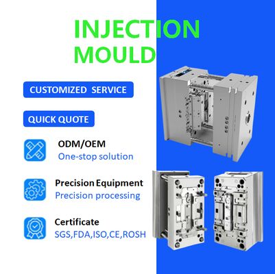 Custom High Precision Plastic Injection Molding Shell Mold with 0.005-0.02mm Accuracy Single/Multiple Cavity Options